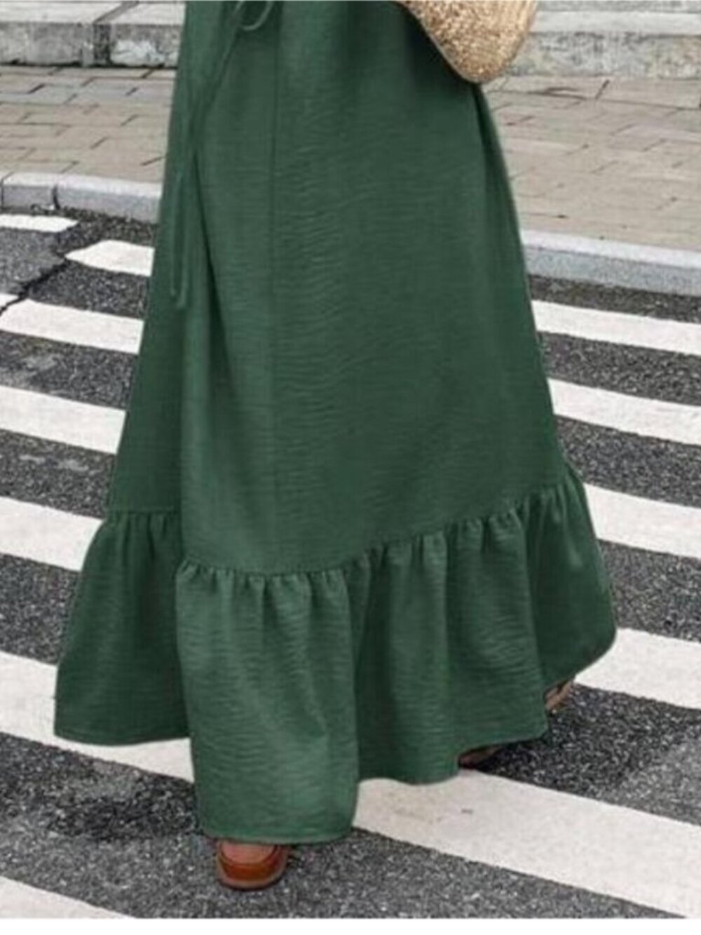 Serisse Solid Color Pleated & Date Dress, Dresses